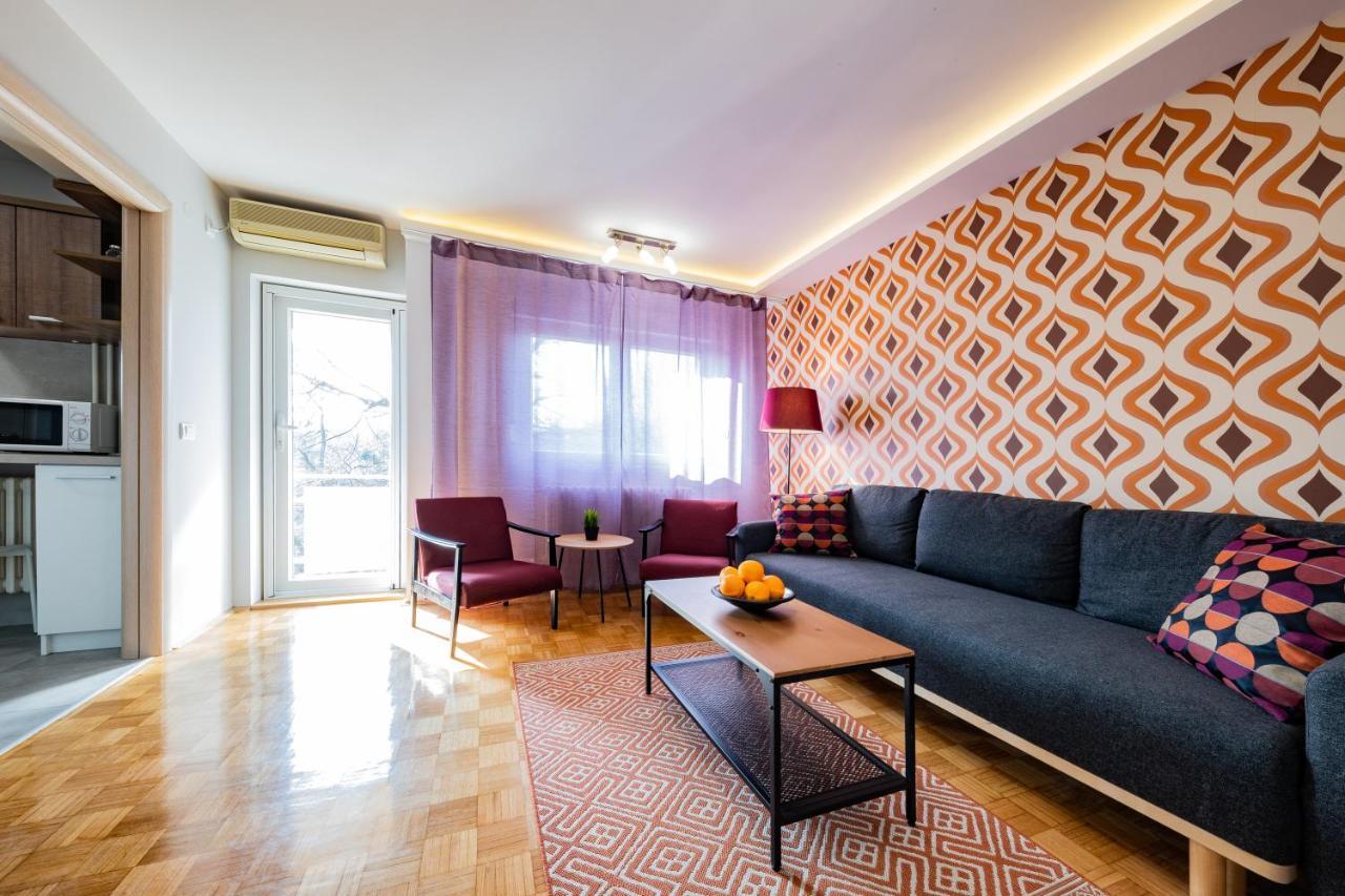 Апартаменты !Promo! Blue Amber Downtown-Free Private Garage-Fast Wi-Fi Нови-Сад Экстерьер фото